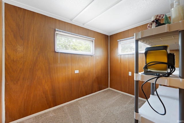 1150 Lexington Ave, Fort Wayne, IN 46807 - unfurnished bedroom featuring carpet and wooden walls