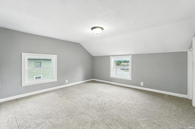 615 E Main St, Butler, IN 46721 - additional living space featuring vaulted ceiling and carpet floors