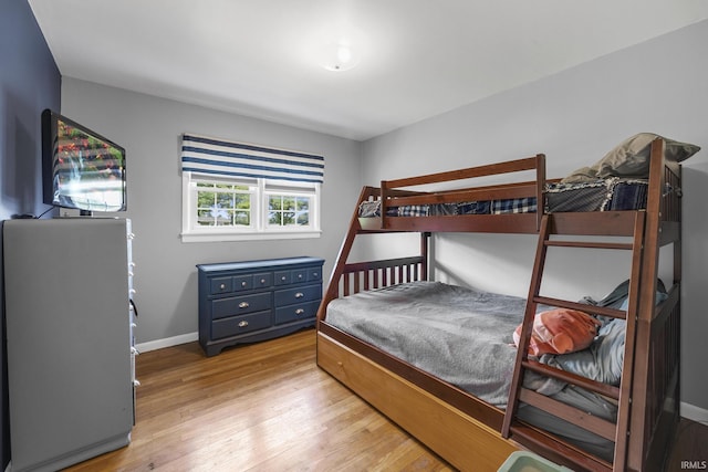 1827 N State Road 257, Otwell, IN 47564 - bedroom with light wood-type flooring and baseboards