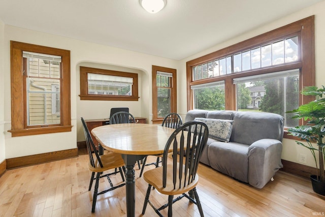 2001 N Anthony Blvd, Fort Wayne, IN 46805 - dining room with baseboards and light wood-type flooring