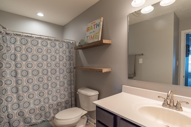 3951 W Nimita Ct, Bloomington, IN 47404 - bathroom with vanity and a shower with curtain
