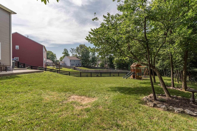 3951 W Nimita Ct, Bloomington, IN 47404 - view of yard featuring a playground