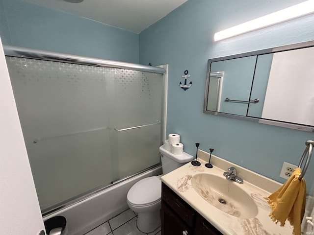 1015 Timbercrest Dr, Logansport, IN 46947 - full bath with vanity, combined bath / shower with glass door, and tile patterned flooring