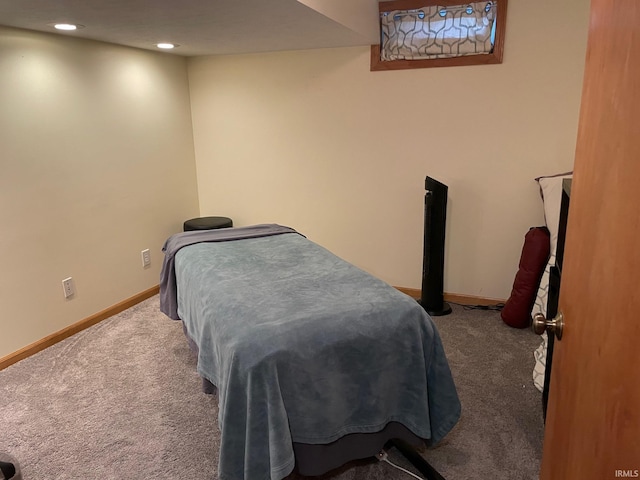 2006 Felix Pl, Plymouth, IN 46563 - carpeted bedroom featuring baseboards and recessed lighting