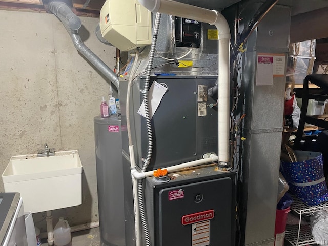 2006 Felix Pl, Plymouth, IN 46563 - utilities with heating unit and water heater