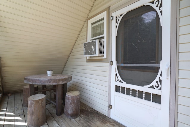 8558 E John Emery Rd, New Carlisle, IN 46552 - view of exterior entry featuring cooling unit