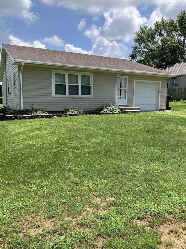 402 Charles St, Union City, IN 47390 - single story home with a garage and a front lawn