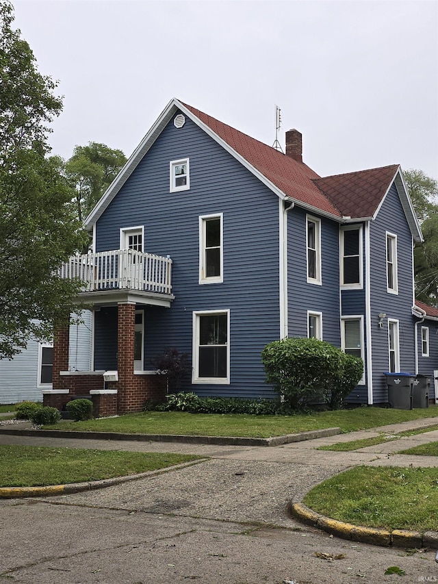 817 Mason St, Elkhart, IN 46516 - view of side of property featuring a chimney