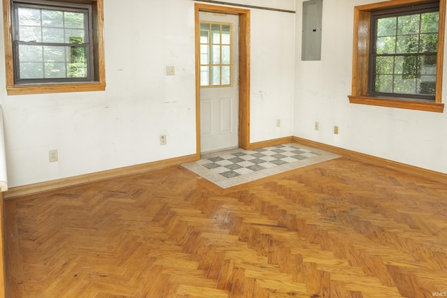 1121 W Grant St, Ellettsville, IN 47429 - unfurnished room featuring electric panel and baseboards