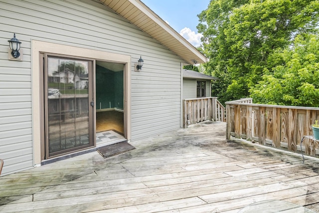 1121 W Grant St, Ellettsville, IN 47429 - view of deck