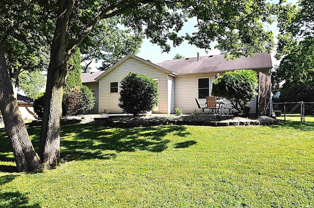 21573 Kern Rd, South Bend, IN 46614 - rear view of property featuring a patio