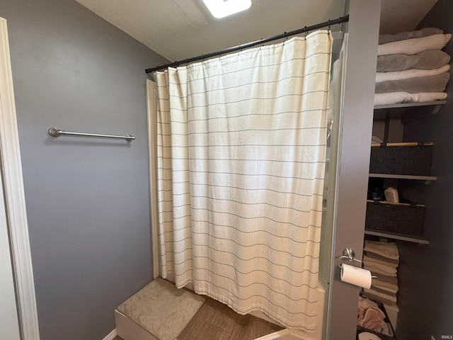 308 E Fourth St, North Webster, IN 46555 - full bathroom with a shower with curtain