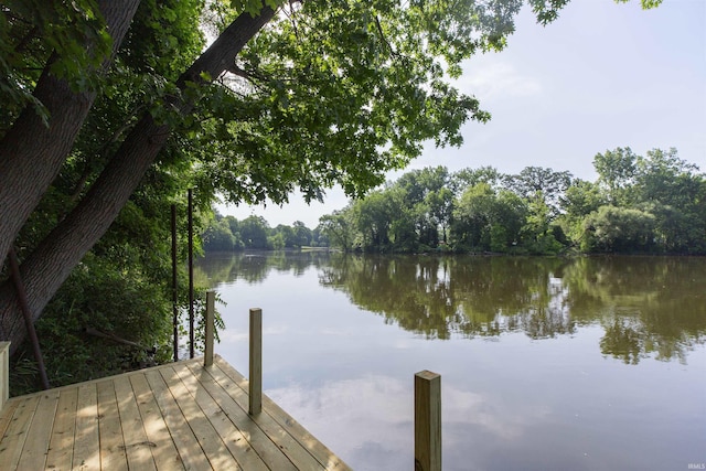 1725 Rainbow Bend Blvd, Elkhart, IN 46514 - dock area with a water view