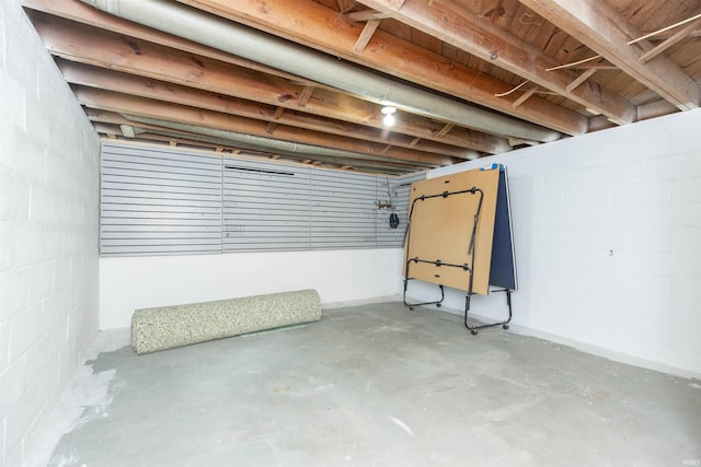 1725 Rainbow Bend Blvd, Elkhart, IN 46514 - basement featuring concrete block wall