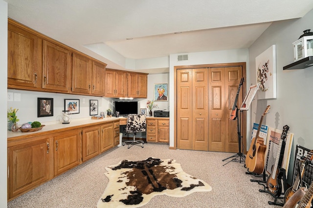 54454 Heron Cove Ln, Elkhart, IN 46516 - office area with built in desk and light colored carpet