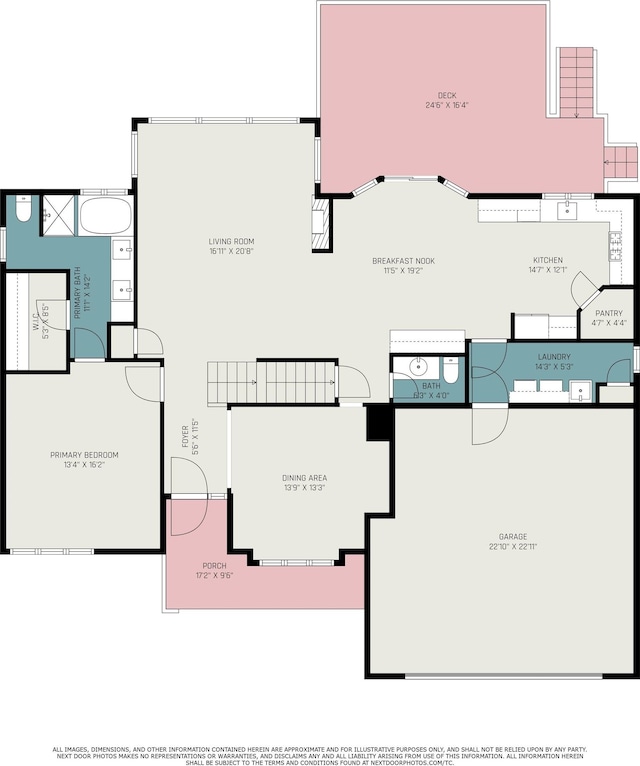 54454 Heron Cove Ln, Elkhart, IN 46516 - view of home floor plan