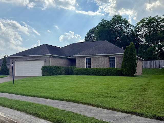 11820 Breckenridge Dr, Evansville, IN 47725 - single story home featuring a garage, brick siding, concrete driveway, and a shingled roof