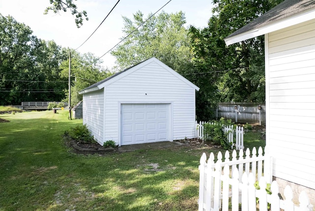 113 E High St, Redkey, IN 47373 - view of detached garage