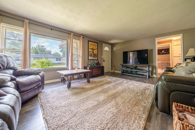 401 W Third St, Fairmount, IN 46928 - living room with healthy amount of natural light and wood finished floors