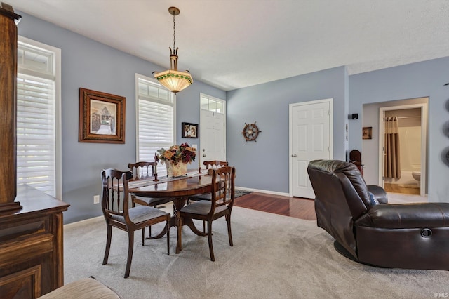55359 Falling Water Dr, Elkhart, IN 46514 - dining space featuring healthy amount of natural light and carpet
