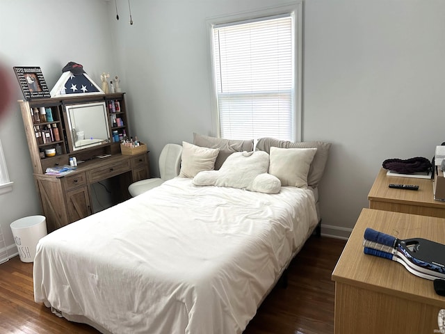 2109 E Gum St, Evansville, IN 47714 - bedroom with dark wood finished floors