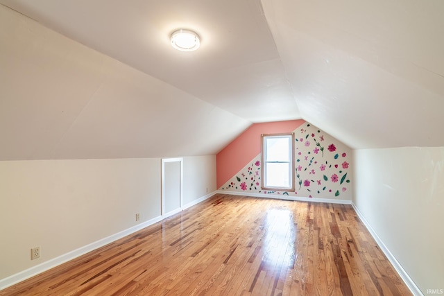 208 Chestnut St, Avilla, IN 46710 - bonus room with light wood-type flooring and lofted ceiling
