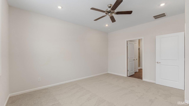 5103 Buffay Ct, New Haven, IN 46774 - unfurnished bedroom featuring carpet flooring, recessed lighting, and a ceiling fan