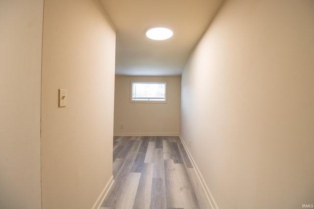 1210 W Hickory St, Union City, IN 47390 - hallway featuring wood finished floors and baseboards