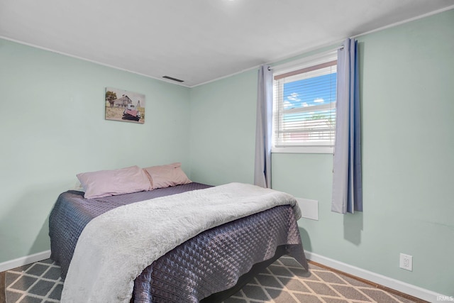 1803 Linwood Dr, Bedford, IN 47421 - carpeted bedroom with baseboards