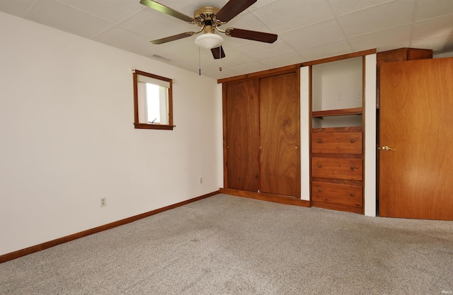 1765 E Old Kokomo Rd, Marion, IN 46953 - unfurnished bedroom featuring carpet flooring and a ceiling fan