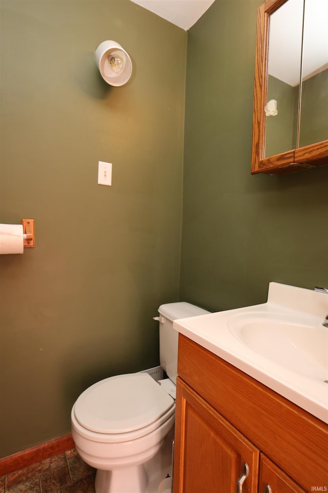 1765 E Old Kokomo Rd, Marion, IN 46953 - bathroom with vanity and stone finish floors