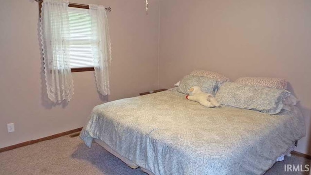 716 Kimmell Rd, Vincennes, IN 47591 - bedroom featuring baseboards and carpet floors