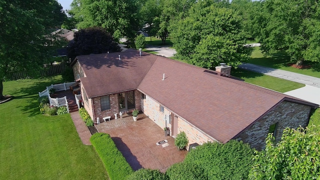 805 S James Ave, Fowler, IN 47944 - aerial view of property and surrounding area