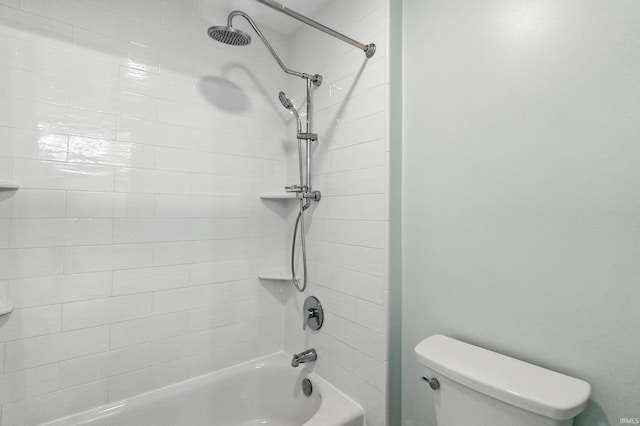 118 Royal Crest Dr, Fort Wayne, IN 46814 - bathroom with toilet and tub / shower combination