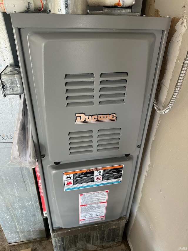914 Braxton Dr N, Lafayette, IN 47909 - utility room with heating unit