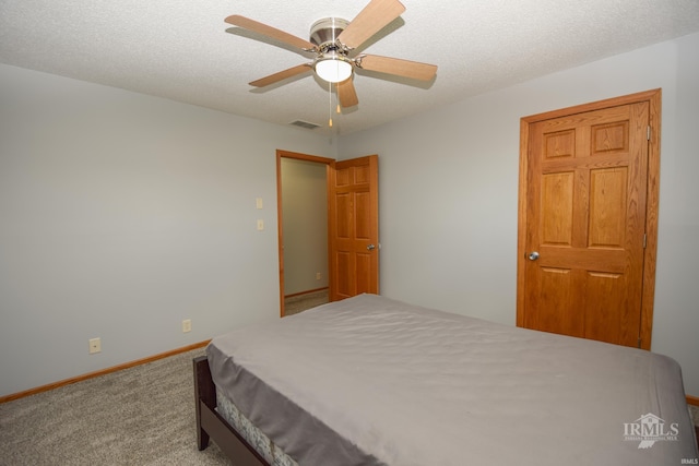 475 Gillcrest Dr, Albany, IN 47320 - carpeted bedroom with baseboards and ceiling fan