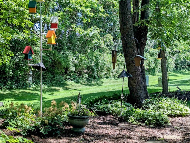 18485 Wooded Way S, Bend, IN 46637 - view of property's community with a lawn
