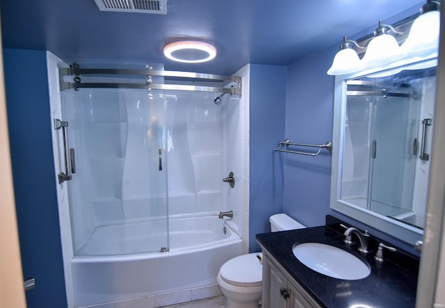 2625 S Ruston Ave, Evansville, IN 47714 - bathroom with combined bath / shower with glass door and vanity