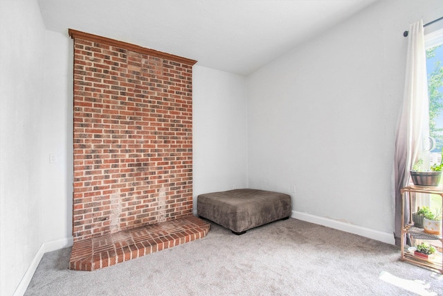 18055 Thomas Ln, Goshen, IN 46528 - unfurnished room featuring vaulted ceiling and carpet