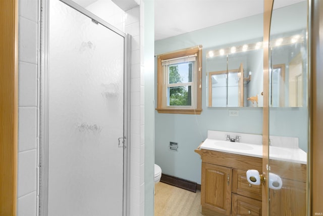3617 Kirkfield Dr, Fort Wayne, IN 46815 - bathroom featuring a stall shower and vanity