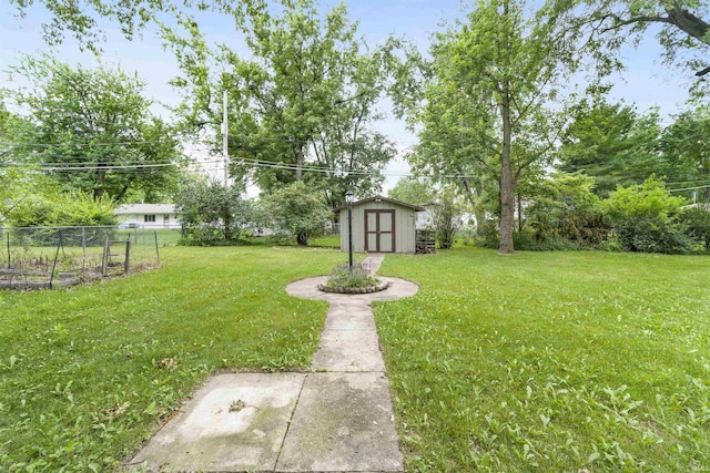 3617 Kirkfield Dr, Fort Wayne, IN 46815 - view of yard featuring a storage shed