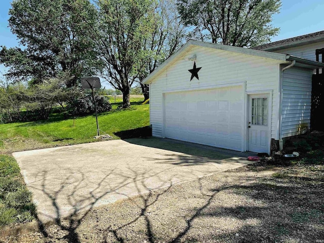 3886 N 1300 E, Loogootee, IN 47553 - view of detached garage