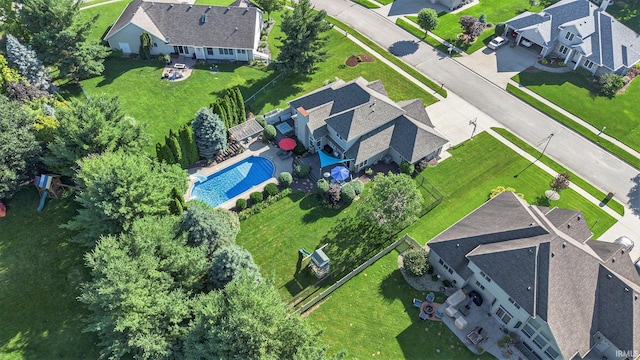 57329 Orchard Ridge Dr, Elkhart, IN 46516 - aerial view of residential area with a pool