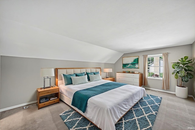 14276 Old Pine Ln, Mishawaka, IN 46545 - bedroom featuring carpet flooring and lofted ceiling