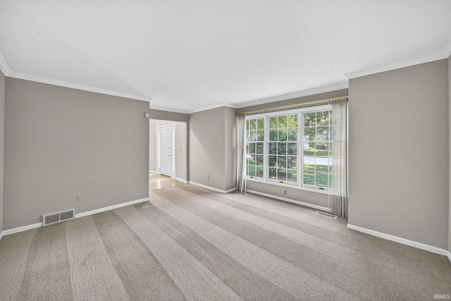 14276 Old Pine Ln, Mishawaka, IN 46545 - unfurnished room featuring crown molding and carpet floors