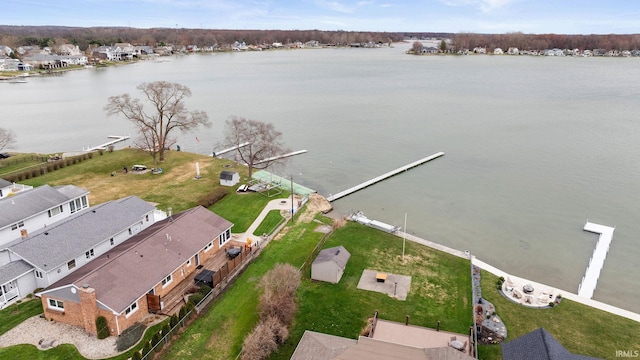 26247 Douglas Ave, Elkhart, IN 46514 - aerial view of residential area featuring a nearby body of water