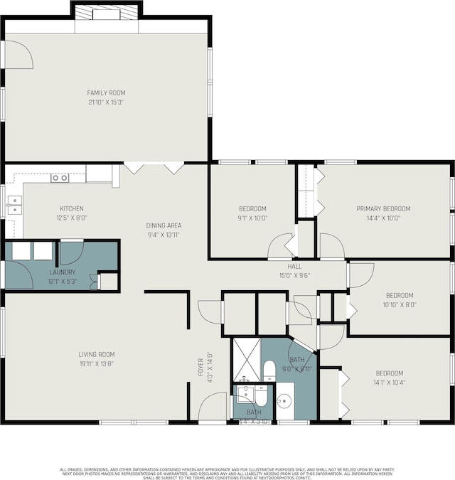 3303 Hilltop Dr, South Bend, IN 46614 - view of home floor plan