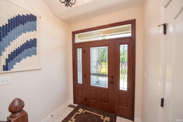 344 Rosebank Ln, West Lafayette, IN 47906 - entrance foyer featuring baseboards and light tile patterned flooring