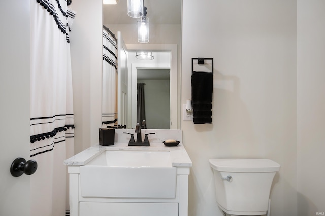 4904 N Hamilton Ln, Muncie, IN 47304 - bathroom with vanity and toilet