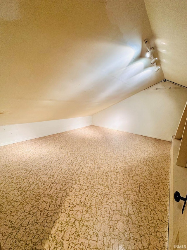 1028 N Wabash Ave, Marion, IN 46952 - additional living space featuring carpet flooring and lofted ceiling